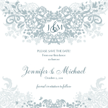 Save the Date Card - joyful symphony