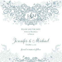 Save the Date Card - joyful symphony