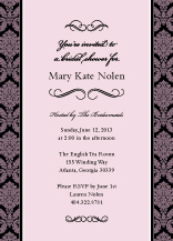 Wedding Shower Invitation - forever & ever