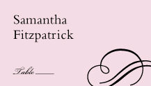 Place Card - forever & ever