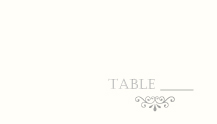 Place Card - garden swirl