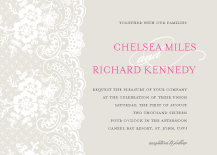 Wedding Invitations - wedding lace