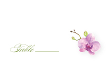 Place Card - artistic orchid