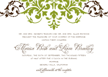Wedding Invitations - florentine