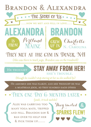 Wedding Invitations - Story of Us