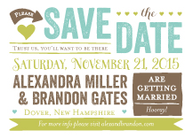 Save the Date Card