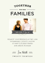 Wedding Invitations with photo