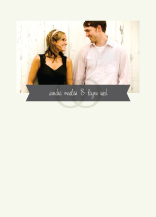 Wedding Thank You Card with photo