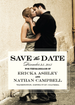 Save the Date Card with photo