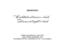 Reception Card